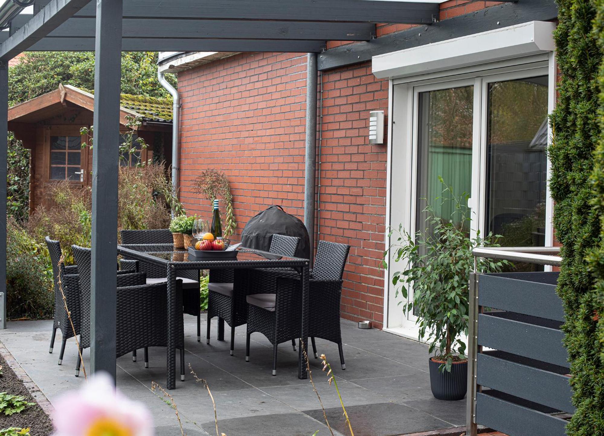 Fewo Cessna, Elegante Wohnung, 2 Schlafzimmer, Ueberdachte Terrasse Cloppenburg Exterior foto